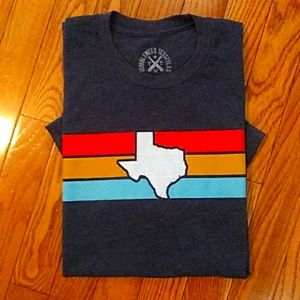 Tumbleweed Texstyles "Stripes" Men's Medium Short Sleeve T-Shirt